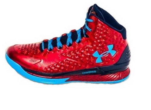Mens Under Armour Curry One Low Elite Red Blue Review